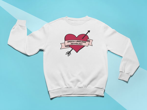 Retro Tattoo Heart -- Unisex Sweatshirt