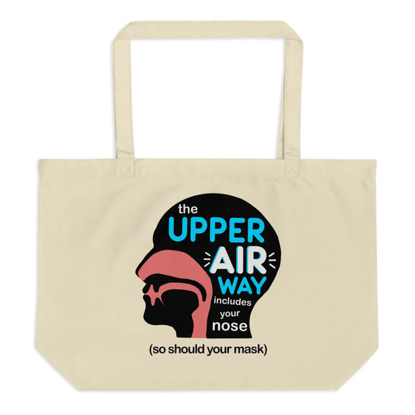 Upper Airway - Large organic tote bag