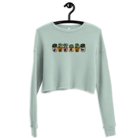 Speech Succulents - Crop Sweatshirt