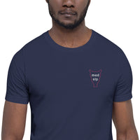 Embroidered Med SLP w/ Larynx Outline - Short-Sleeve Unisex T-Shirt