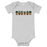 speech succulents - infant one piece