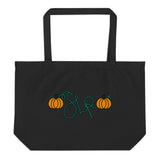 Pumpkin Vibes - Large organic tote bag