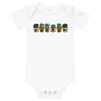 speech succulents - infant one piece