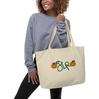 Pumpkin Vibes - Large organic tote bag