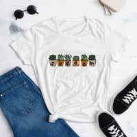 Speech Succulents Feminine Fit T-Shirt