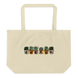 Speech Succulents - Large organic tote bag