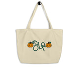 Pumpkin Vibes - Large organic tote bag