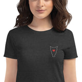 Embroidered Larynx - Feminine Fit Short Sleeve T-shirt