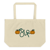 Pumpkin Vibes - Large organic tote bag