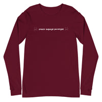 Purrologist - Unisex Long Sleeve Tee