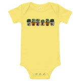 speech succulents - infant one piece