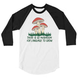 So Mushroom - 3/4 sleeve raglan shirt