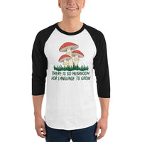 So Mushroom - 3/4 sleeve raglan shirt