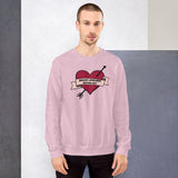 Retro Tattoo Heart -- Unisex Sweatshirt