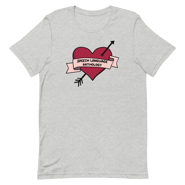 Retro Tattoo Heart -- Short-Sleeve Unisex T-Shirt