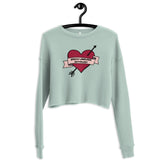 Retro Tattoo Heart - Crop Sweatshirt