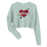 Retro Tattoo Heart - Crop Sweatshirt