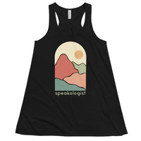 Speakologist - Flowy Racerback Tank